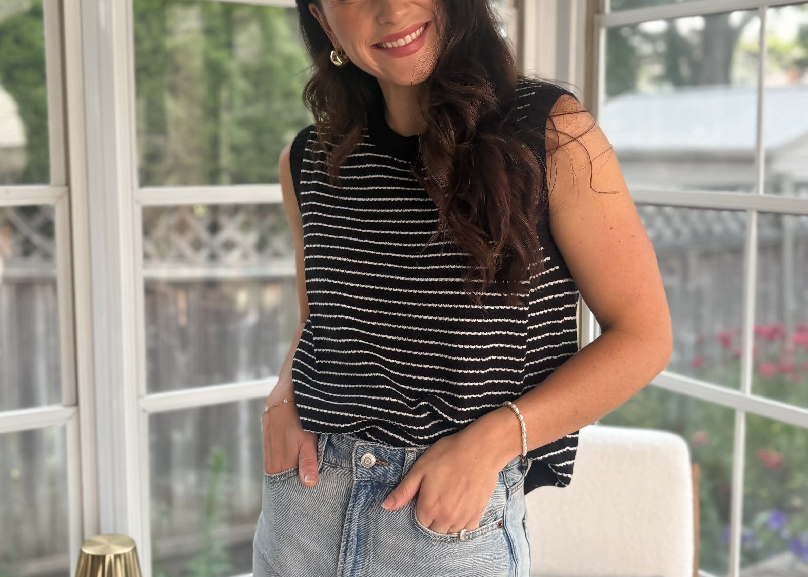August Sleeveless Sleeveless Knit Top - Love and Lee Apparel