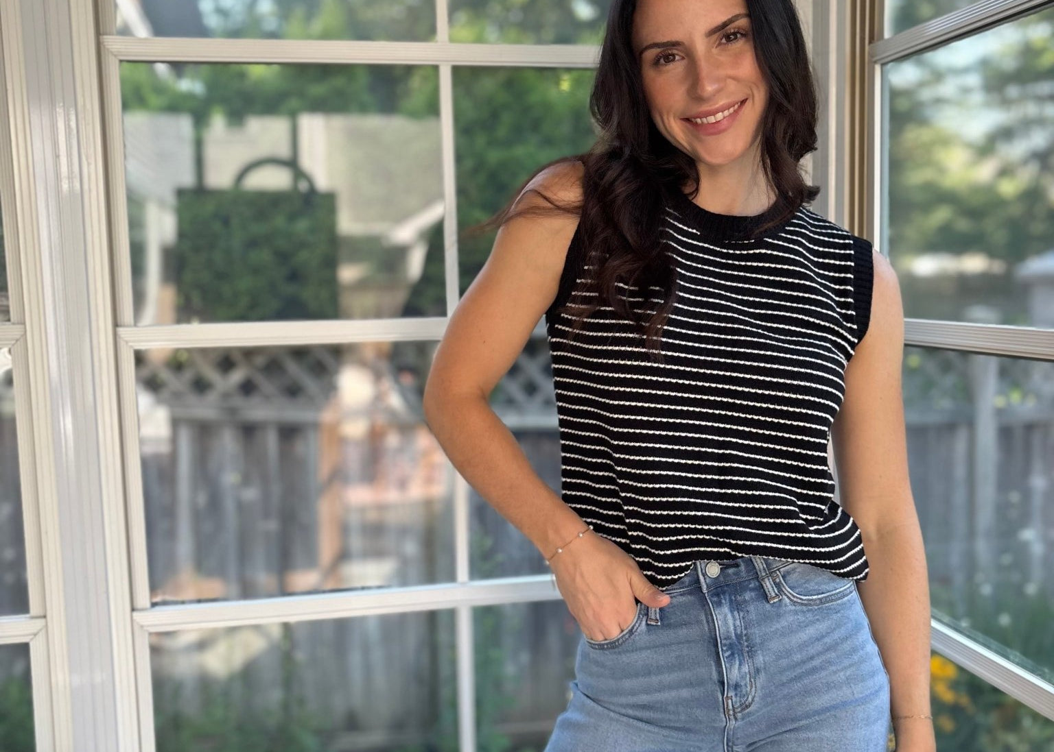 August Sleeveless Sleeveless Knit Top - Love and Lee Apparel