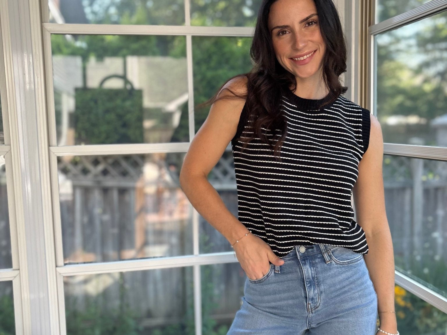 August Sleeveless Sleeveless Knit Top - Love and Lee Apparel