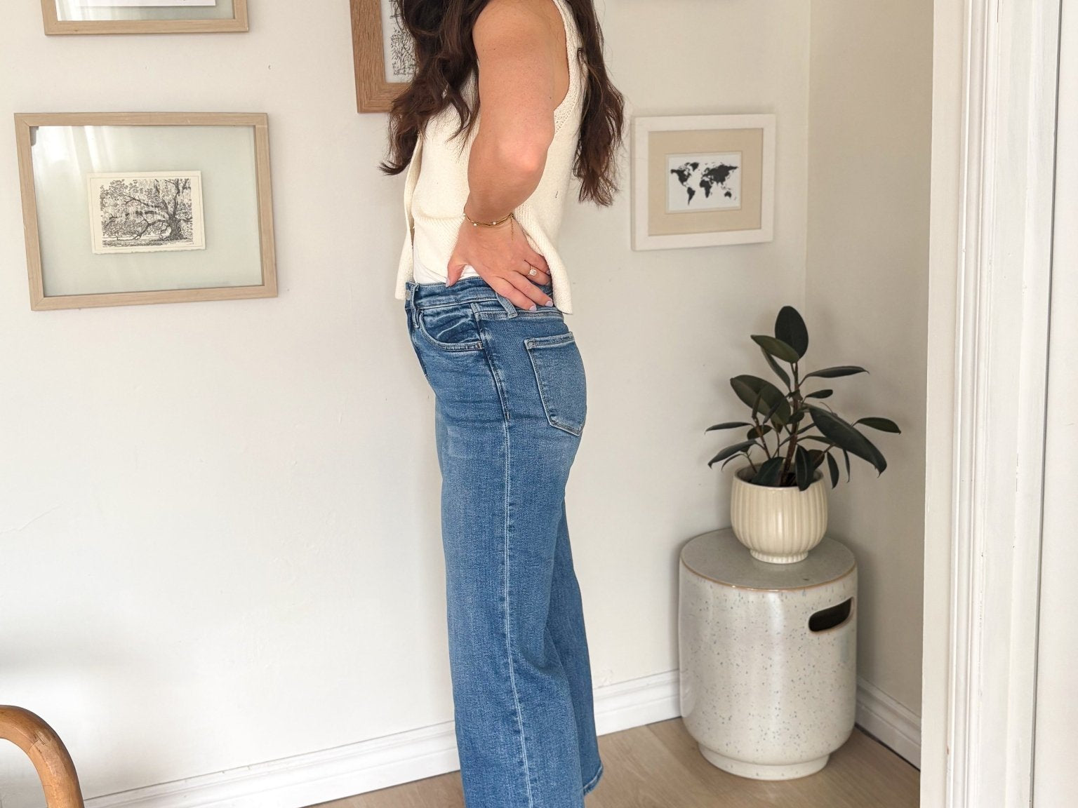 The Brielle High Rise Wide Leg Jeans - Love and Lee Apparel