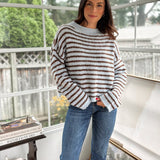 'Cozy Library' Knit Crewneck Sweater - Love and Lee Apparel