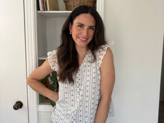 Mimi Floral Blouse with Lace - Love and Lee Apparel