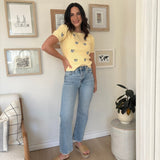 The Charlie 90's Super High Rise Ankle Slim Wide Jeans - Love and Lee Apparel