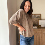 The Cellar Door Crew Neck Half Sleeve Pullover Sweater - Love and Lee Apparel