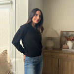 The 'October' Round Neck Contrast Piping Button Cardigan - Love and Lee Apparel