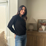 The 'October' Round Neck Contrast Piping Button Cardigan - Love and Lee Apparel