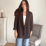 The '9 to Thrive' Long Sleeve Pinstripe Blazer - Love and Lee Apparel