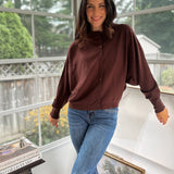 'Alumni Academy' Boat Neck Button Down Knit Cardigan Sweater - Love and Lee Apparel
