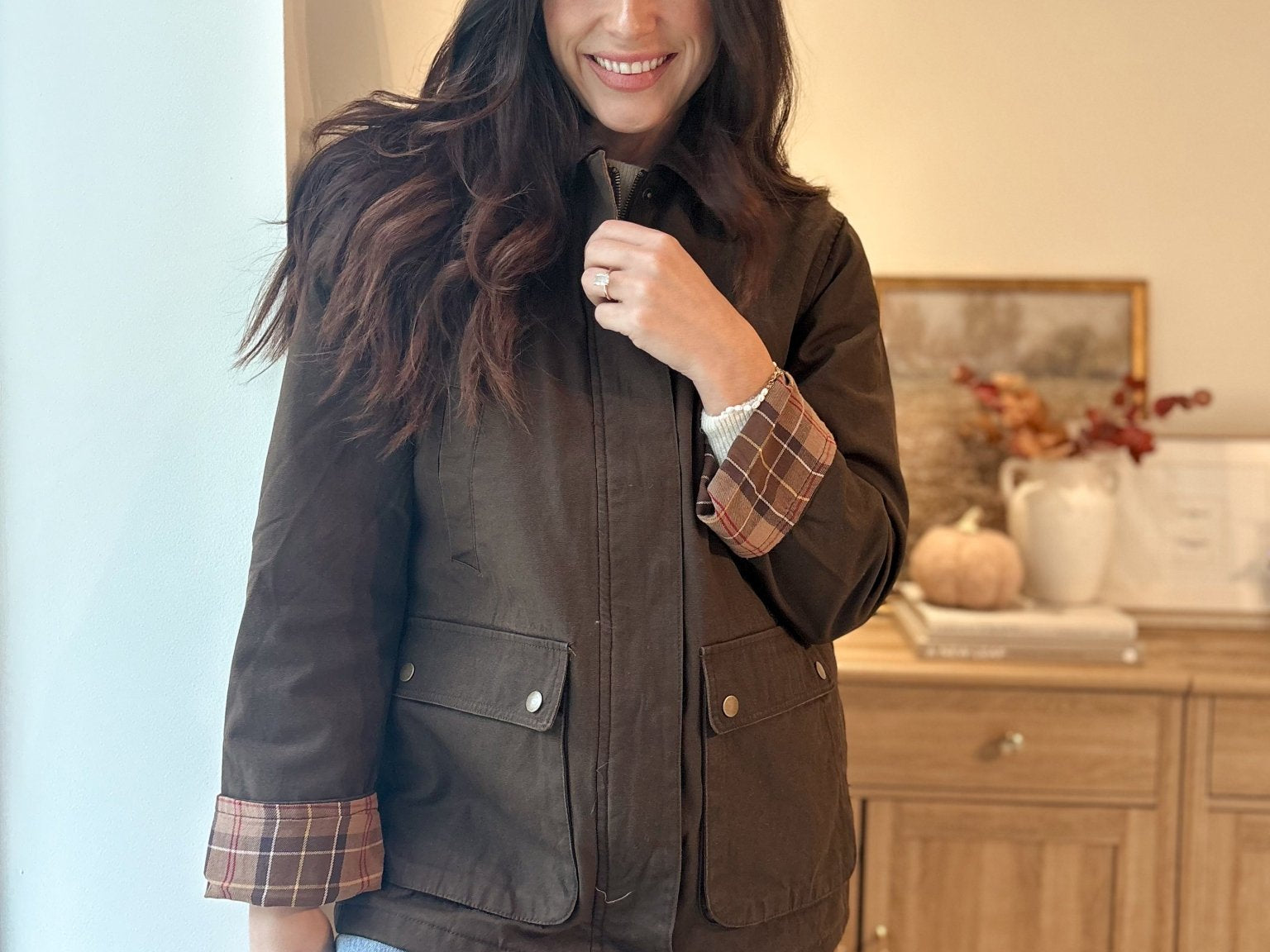 Autumn in London Collared Placket Utility Jacket - Love and Lee Apparel