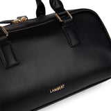 The Camille – 2 - in - 1 Black Vegan Leather Handbag - Love and Lee Apparel