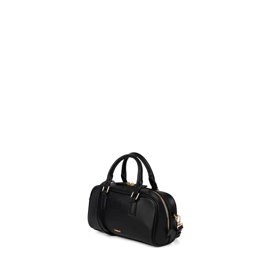 The Camille – 2 - in - 1 Black Vegan Leather Handbag - Love and Lee Apparel