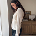 The Cork & Candle Soft Ribbed V-Neck Cardigan - Love and Lee Apparel
