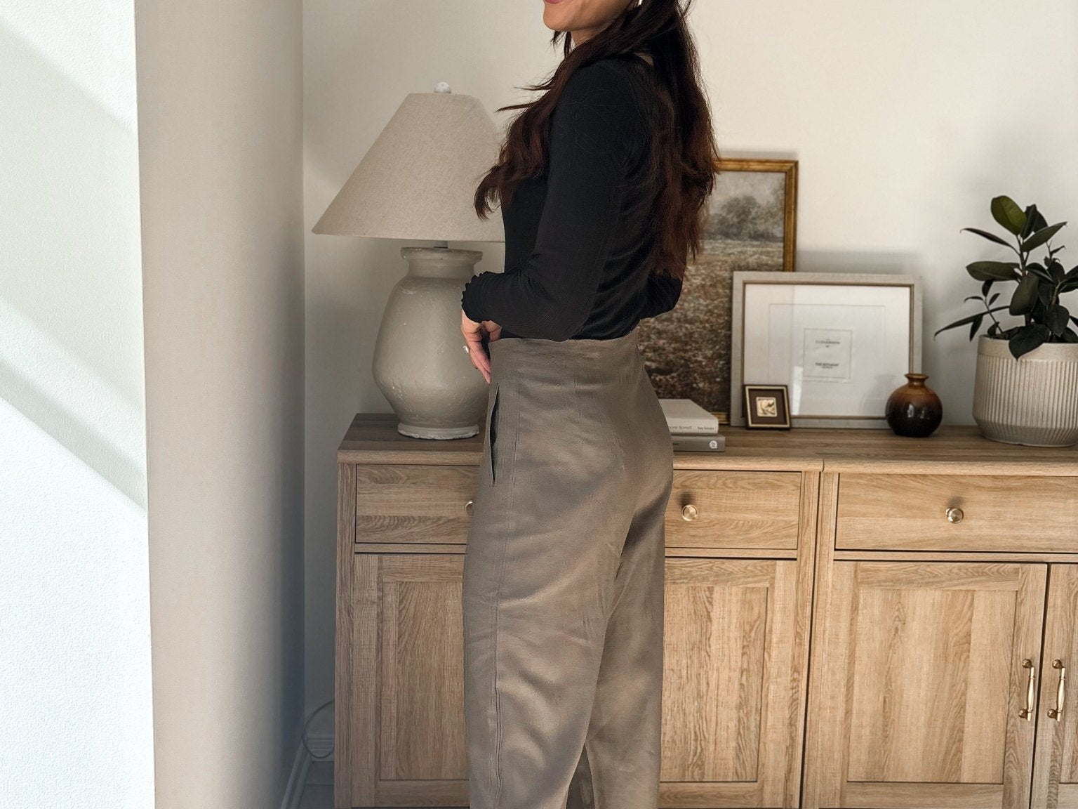October Morning High Waisted Trousers - Love and Lee Apparel