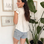 The Clara White Blouse - Love and Lee Apparel