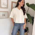 Morgann Short Sleeve Button Down Cardigan - Love and Lee Apparel