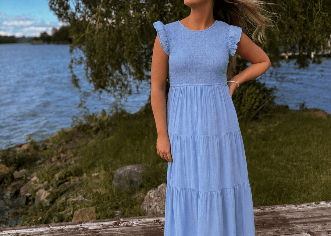 Bayside Smocked Midi Dress - Love and Lee Apparel