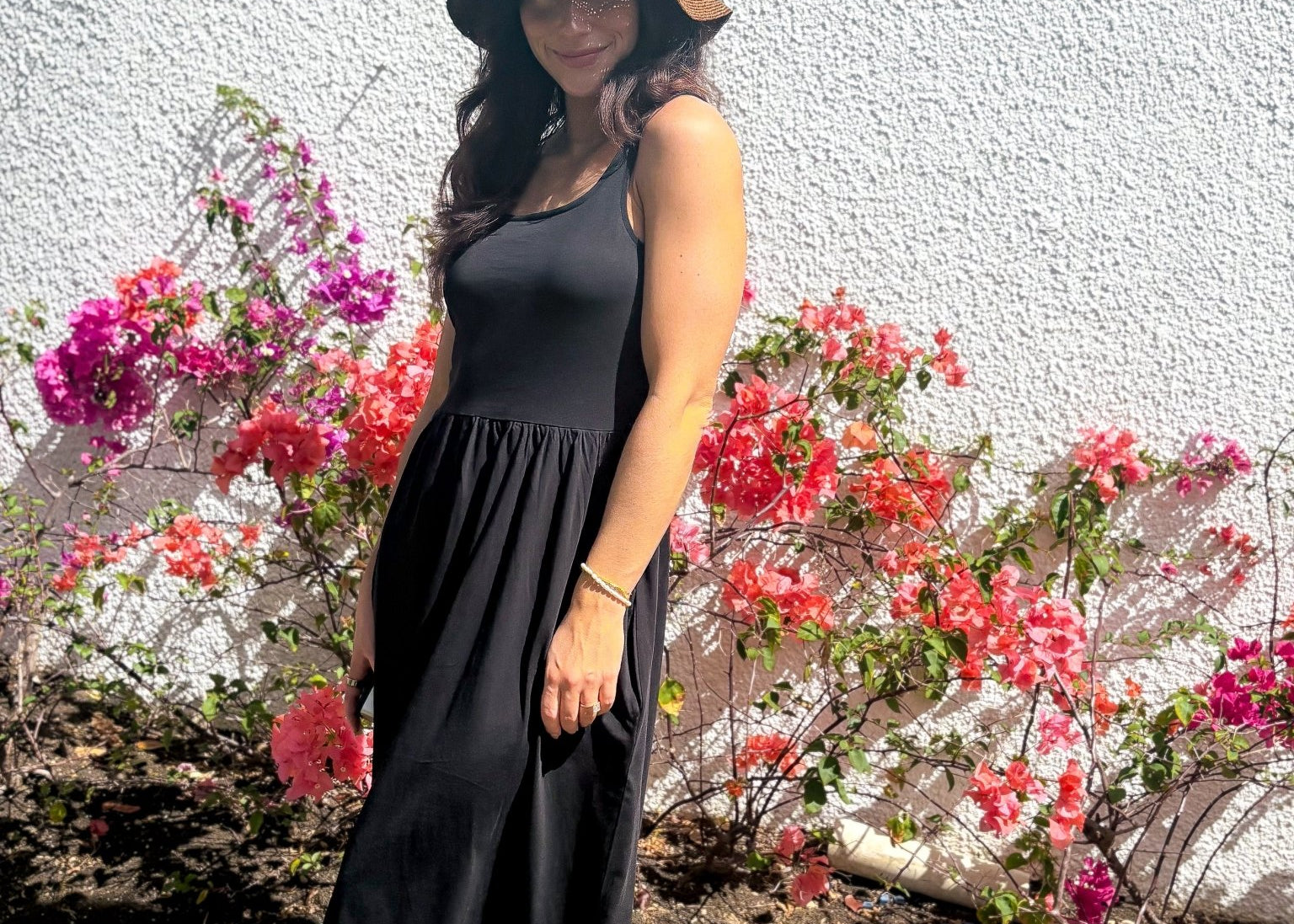 The Maylee Sleeveless Casual Dress in Black - Love and Lee Apparel