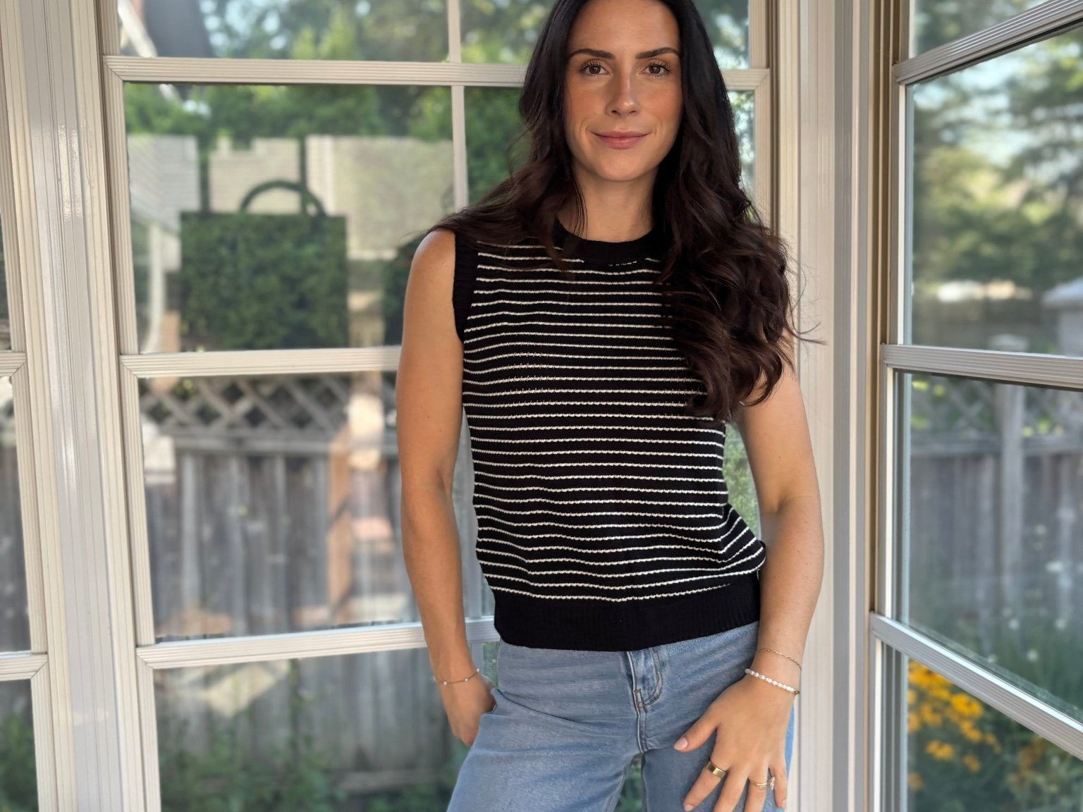 August Sleeveless Sleeveless Knit Top - Love and Lee Apparel