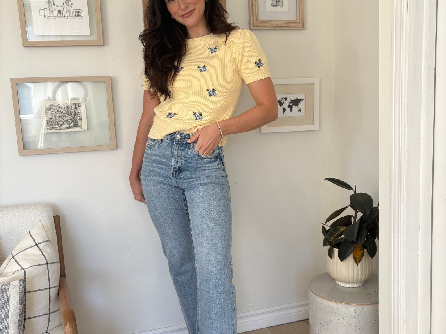 The Charlie 90's Super High Rise Ankle Slim Wide Jeans - Love and Lee Apparel