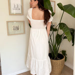 Ariel Eyelet Hem Midi Dress - Love and Lee Apparel
