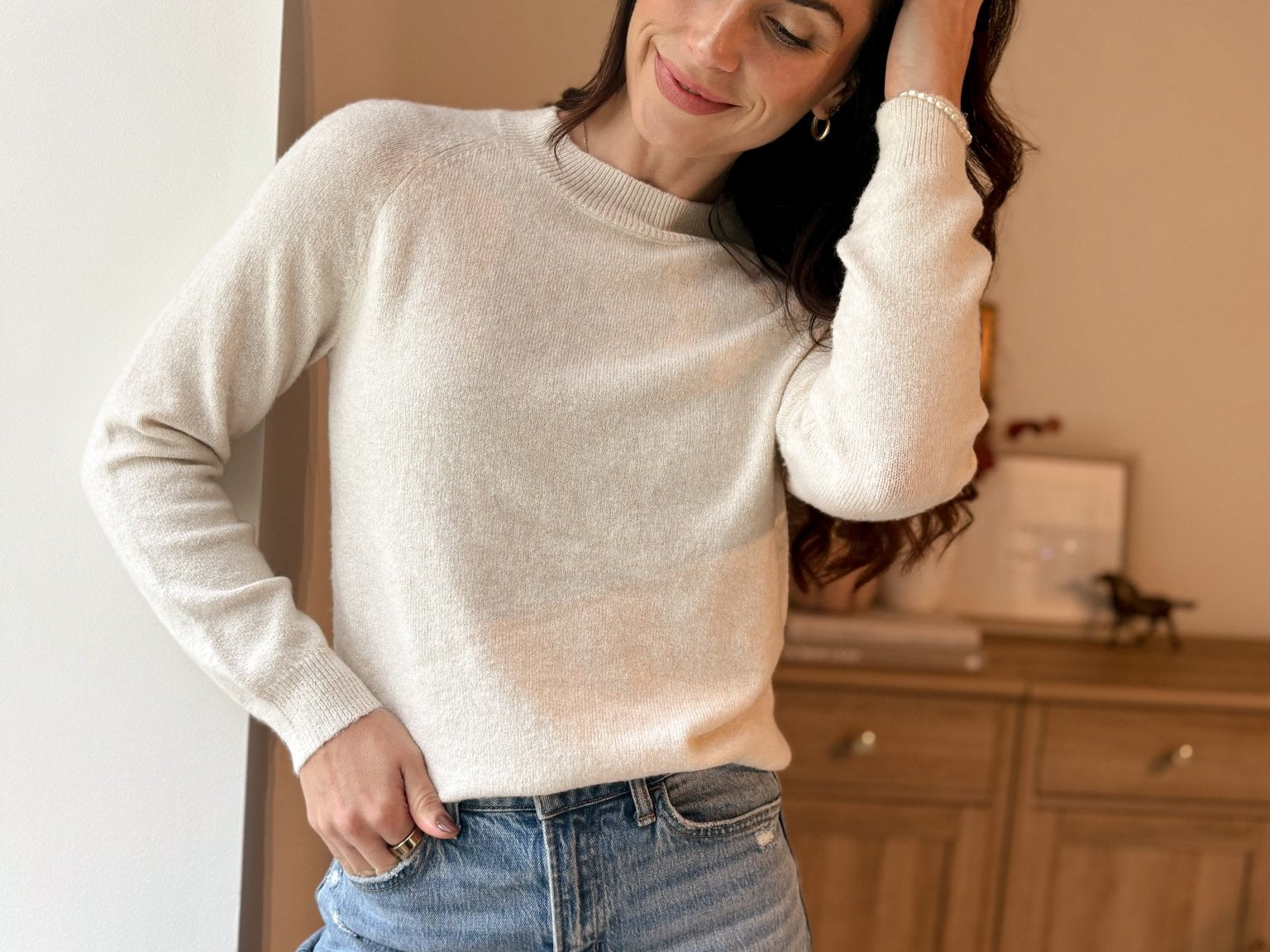 The Rowan Long Sleeve Knit Pullover Sweater - Love and Lee Apparel
