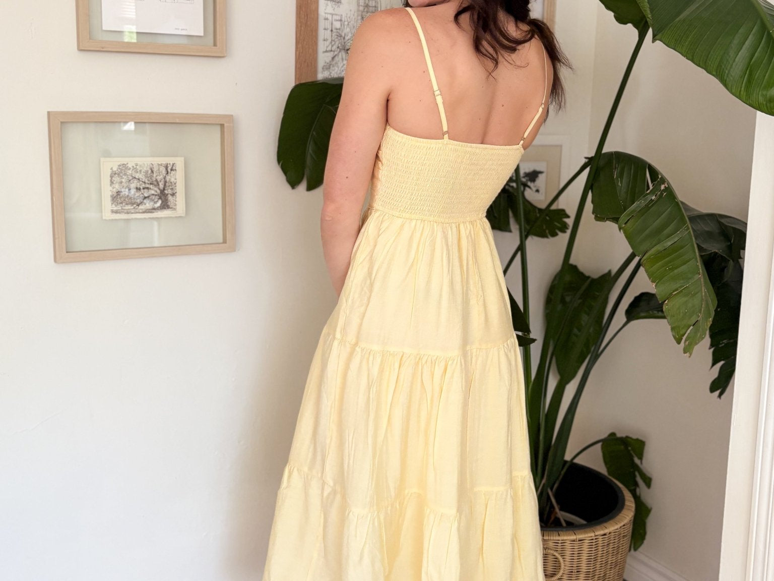 The Grace Yellow Sundress - Love and Lee Apparel