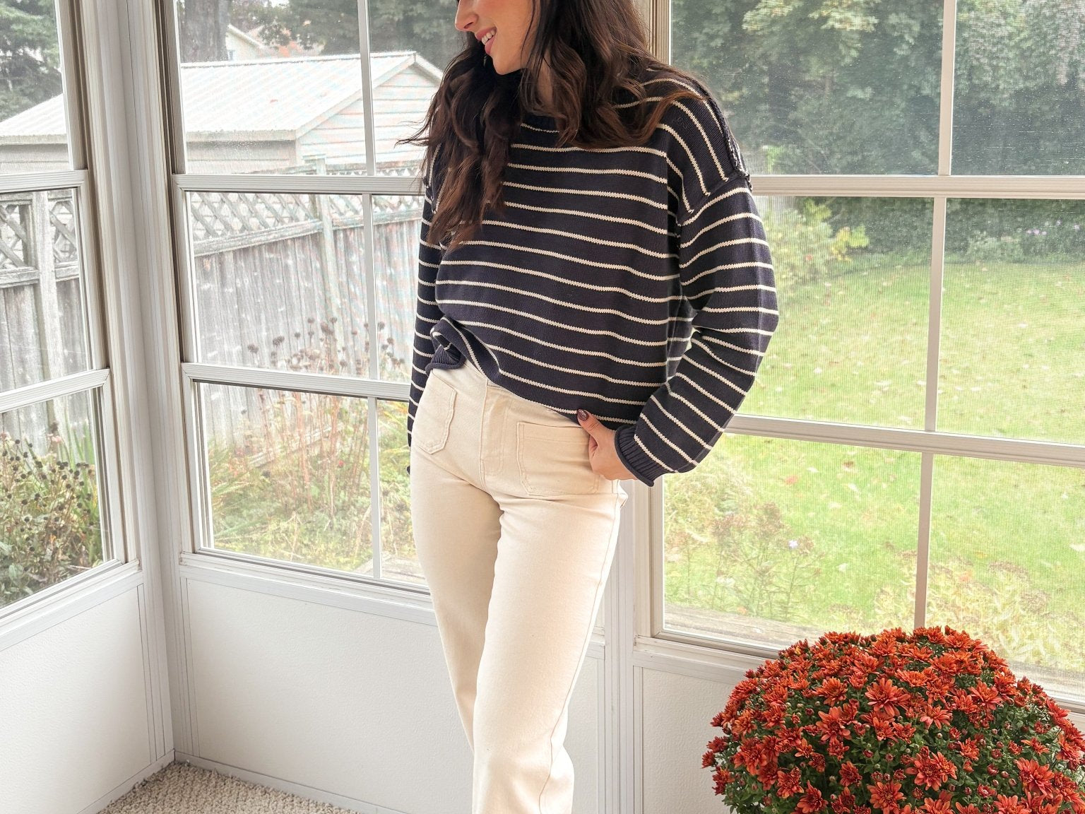 The Pearl Front Pocket Wide Leg Denim Pants - Love and Lee Apparel