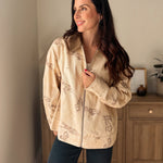 The Countryside Stables Western Horse Print Zip Up Jacket - Love and Lee Apparel