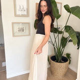 Tia High Waisted Pleated Skirt - Love and Lee Apparel