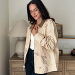 The Countryside Stables Western Horse Print Zip Up Jacket - Love and Lee Apparel
