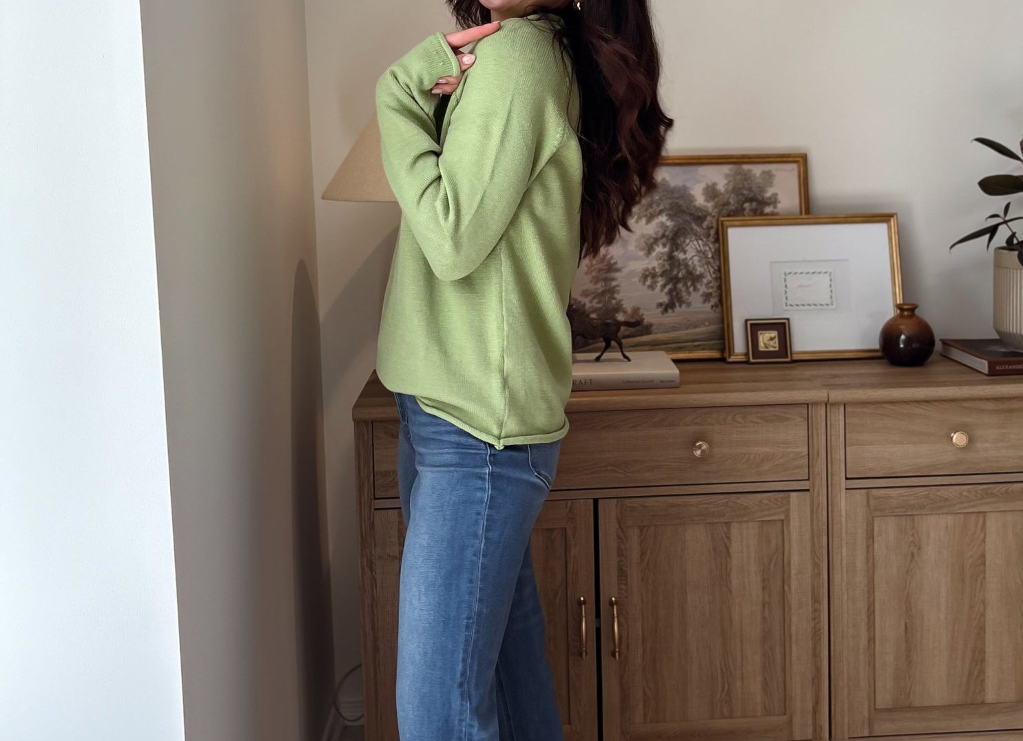 Fish Graphic Long Sleeve Knit Pullover Sweater - Love and Lee Apparel