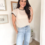 The Linden Crochet Short Sleeve - Love and Lee Apparel