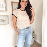 The Linden Crochet Short Sleeve - Love and Lee Apparel