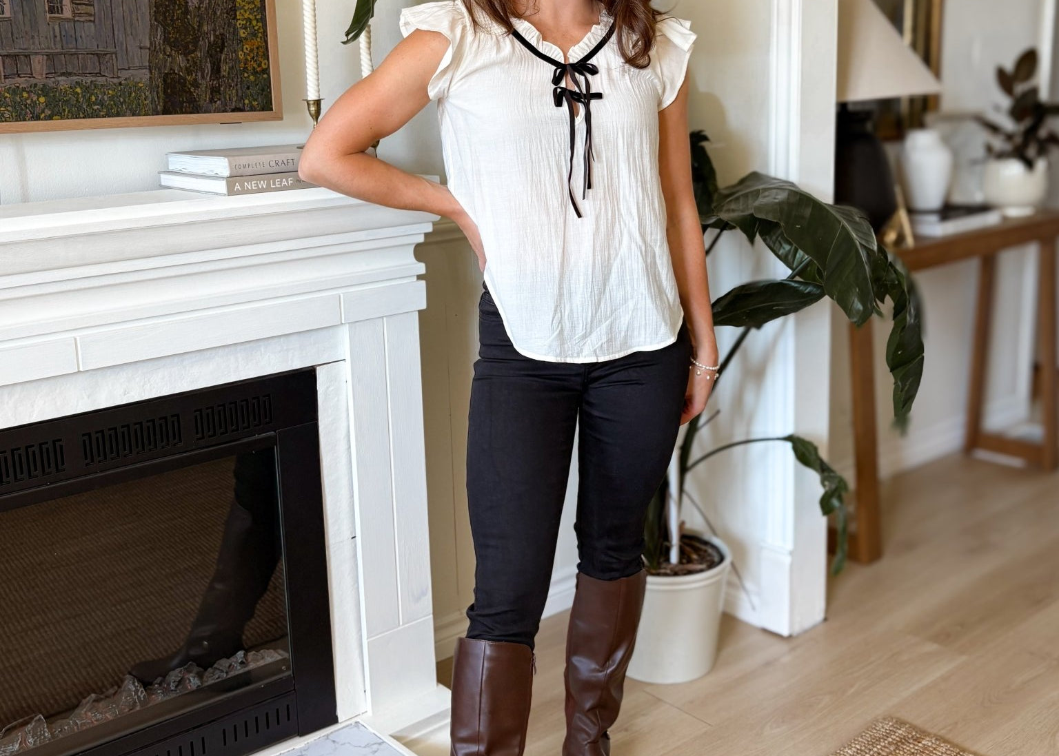 The Lena Quilted Riding Boot in Brown - Love and Lee Apparel