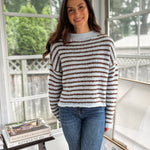 'Cozy Library' Knit Crewneck Sweater - Love and Lee Apparel