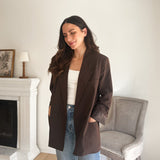 The '9 to Thrive' Long Sleeve Pinstripe Blazer - Love and Lee Apparel