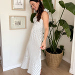 The Blake Blue And White Striped Dress - Love and Lee Apparel
