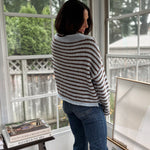 'Cozy Library' Knit Crewneck Sweater - Love and Lee Apparel