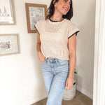 The Linden Crochet Short Sleeve - Love and Lee Apparel