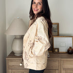 The Countryside Stables Western Horse Print Zip Up Jacket - Love and Lee Apparel