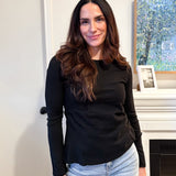 The Blair Ruched Two Tone Texture Knit Top - Available in 2 colours - Love and Lee Apparel