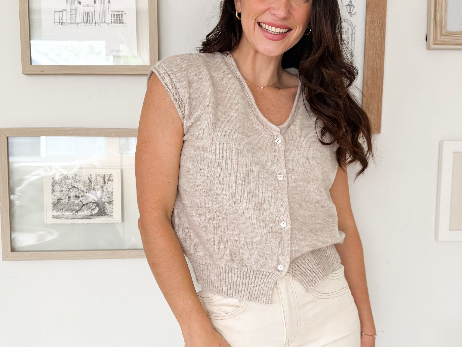 Alayna Short Sleeve Cardigan - Love and Lee Apparel