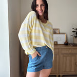 The Chrissy High Waist Chambray Shorts - Love and Lee Apparel