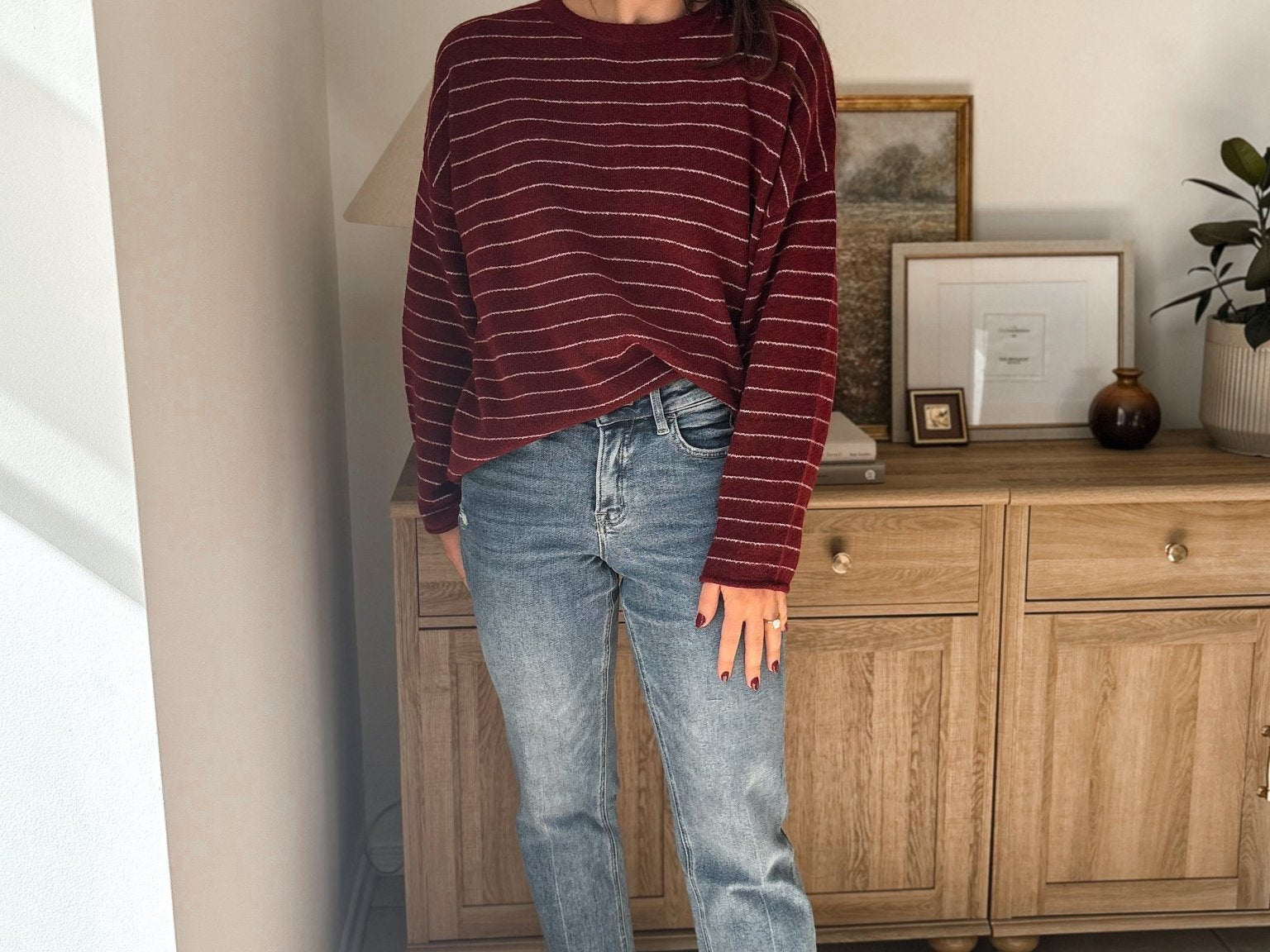 Crisp Air High Rise Raw Hem Ankle Straight Jeans - Love and Lee Apparel