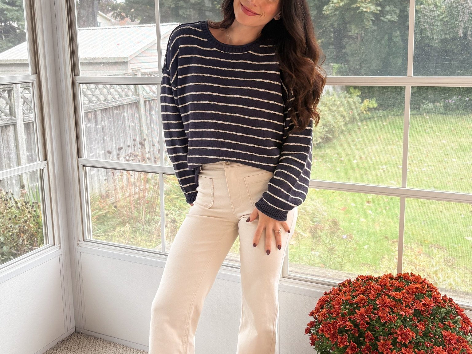 The Pearl Front Pocket Wide Leg Denim Pants - Love and Lee Apparel