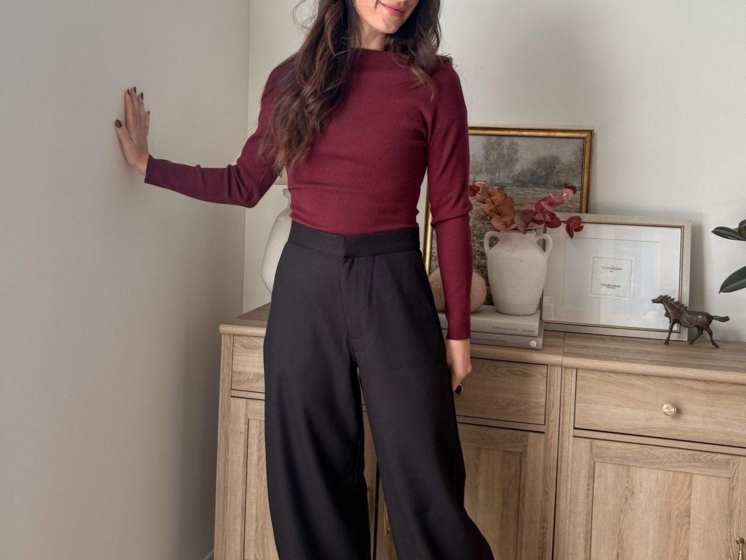 The 'Simmering Spices' High Waist Wide Leg Pants - Love and Lee Apparel