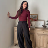 The 'Simmering Spices' High Waist Wide Leg Pants - Love and Lee Apparel