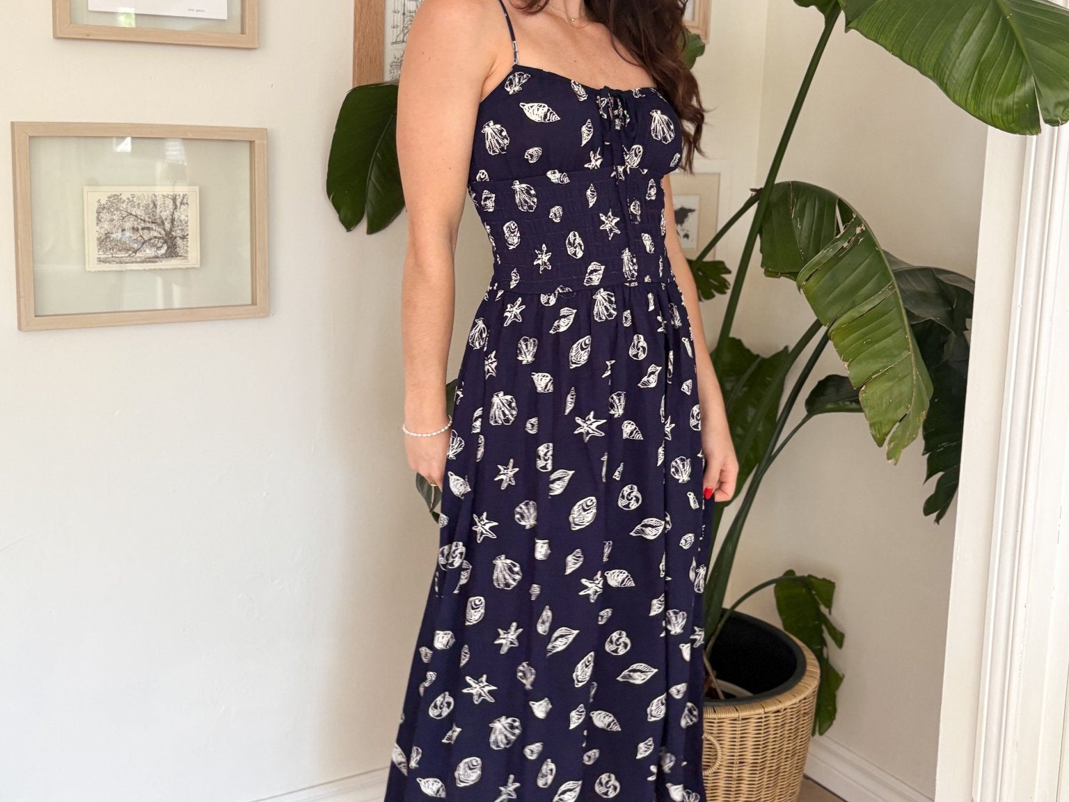 The Mia Coastal Patterned Dress - Love and Lee Apparel