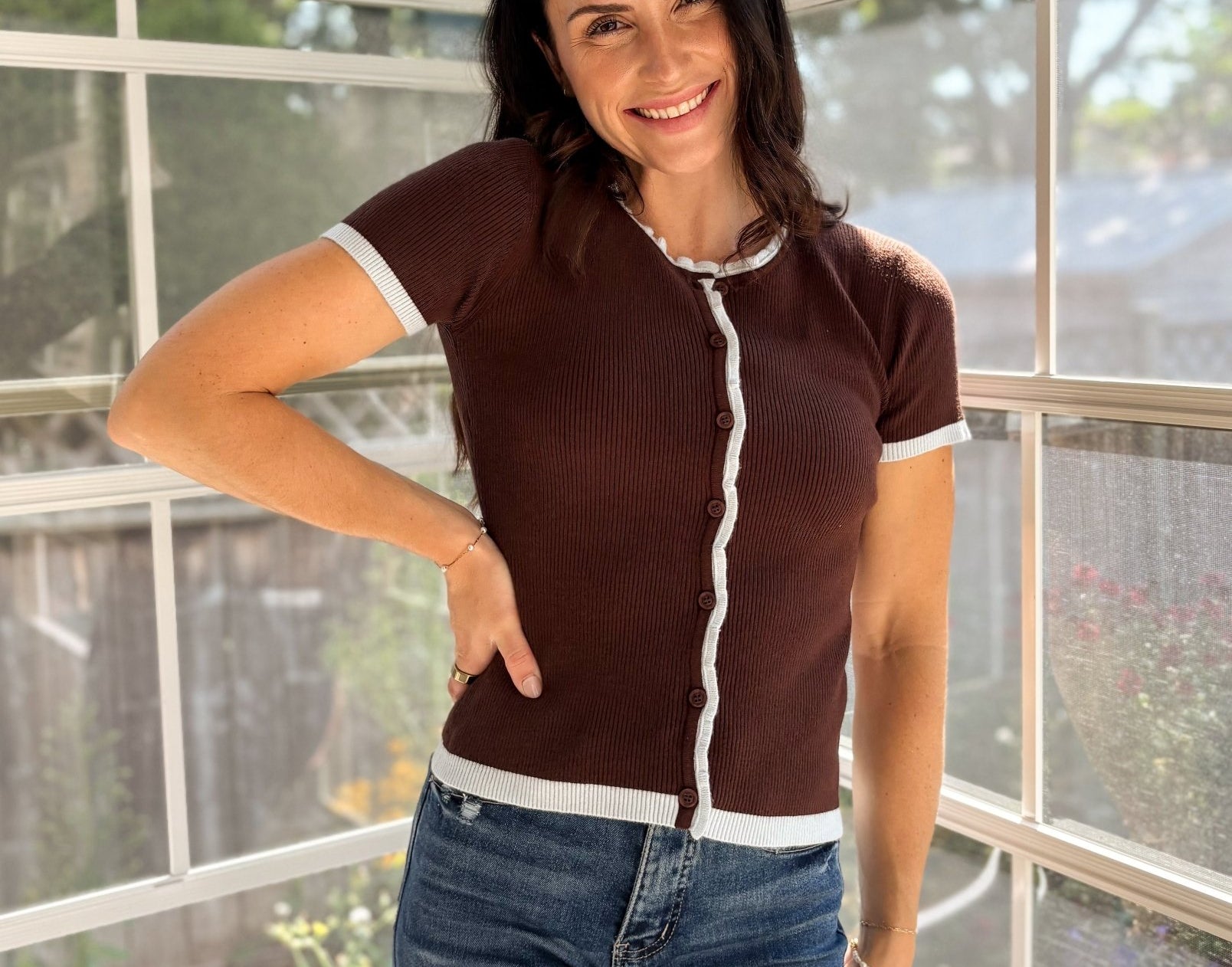 Ember Short Sleeve Cardigan - Love and Lee Apparel