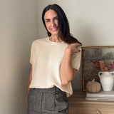 The 'FriendsGiving' Round Neck Short Sleeve Sweater - Love and Lee Apparel